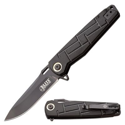 Elite Tactical Black Pocket Knife